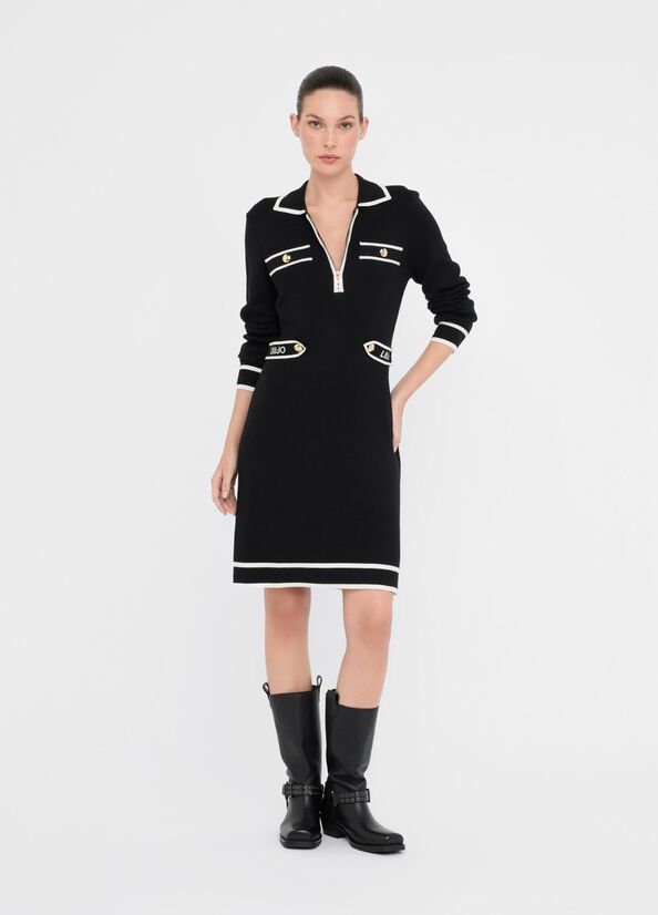 Abito in maglia misto seta LIUJO  articolo  TF5251MS59L03N66L