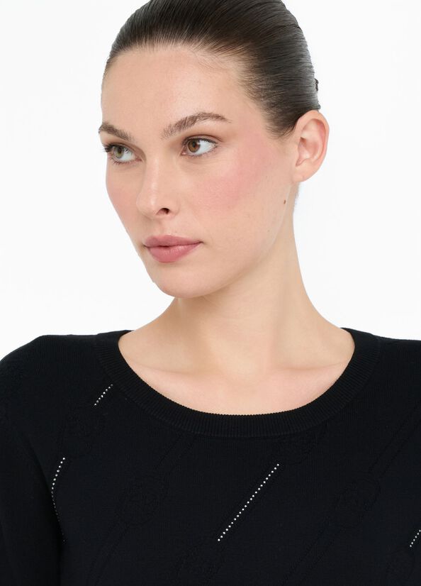 Abito corto in maglia LIUJO  articolo  TF5304MS63L03N66