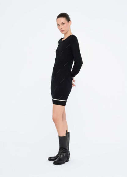 Abito corto in maglia LIUJO  articolo  TF5304MS63L03N66