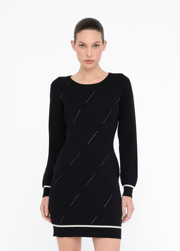 Abito corto in maglia LIUJO  articolo  TF5304MS63L03N66