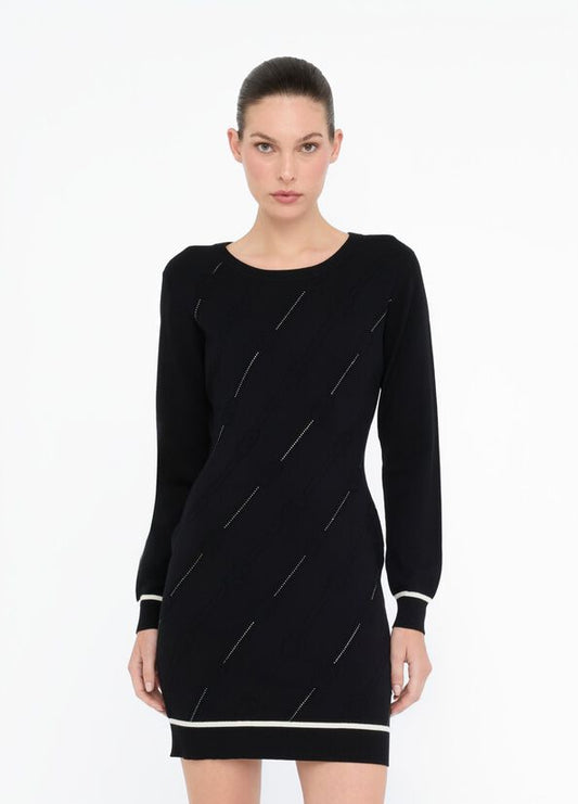 Abito corto in maglia LIUJO  articolo  TF5304MS63L03N66