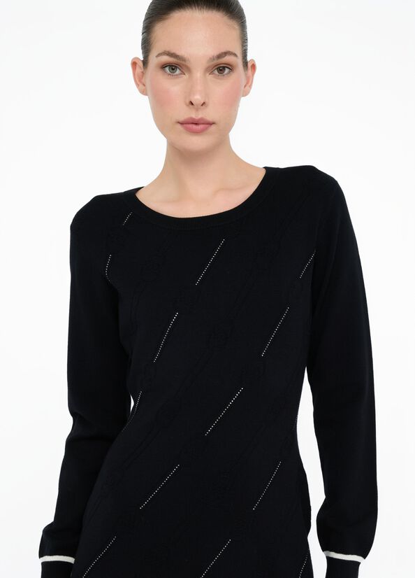 Abito corto in maglia LIUJO  articolo  TF5304MS63L03N66