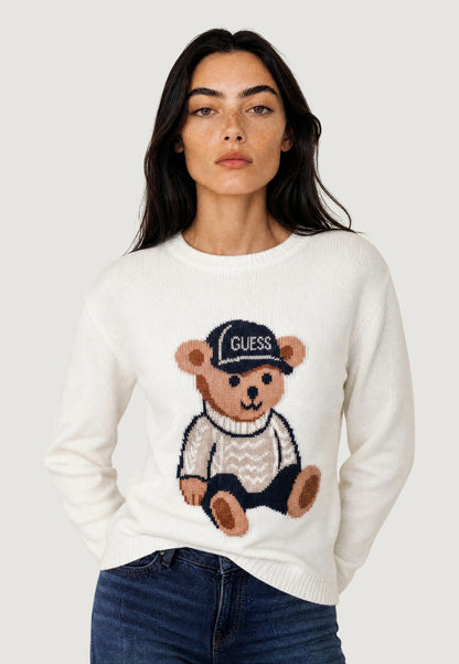 Guess LS CN ALICIA BEAR SW W6BR84 Z1927 - Maglione