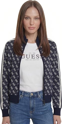 Guess Aneira 4g Full Zip SWTR da donna - v6br03z1482 ANEIRA 4G Full Zip SWTR
