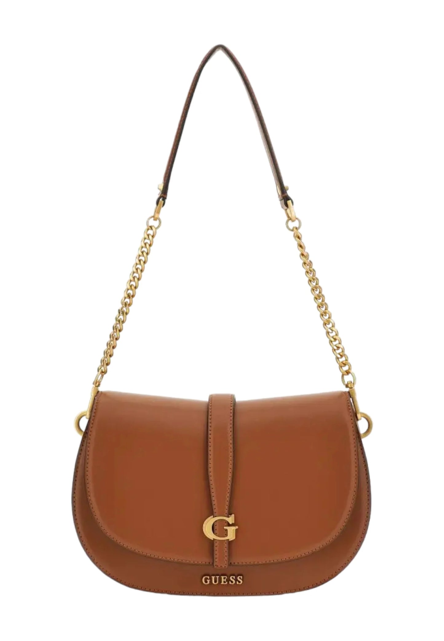 GUESS Kuba Borsa Shoulder Donna Cognac VA932920