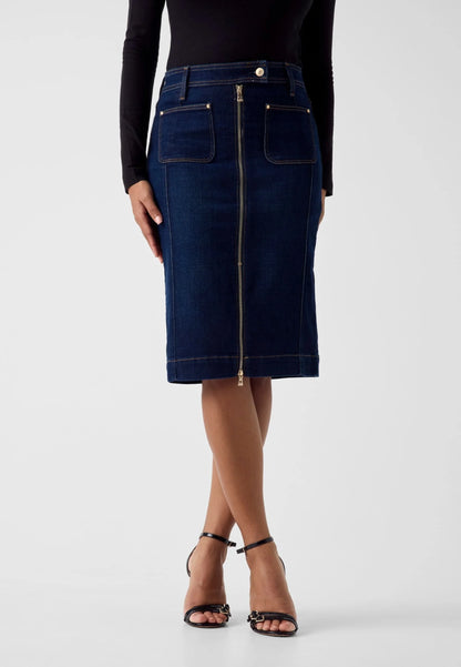 Gonna W6RD0UD6881 longuette in denim