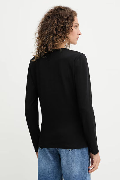 Liu Jo T-SHIRT a maniche lunghe colore nero TF5300.JS003