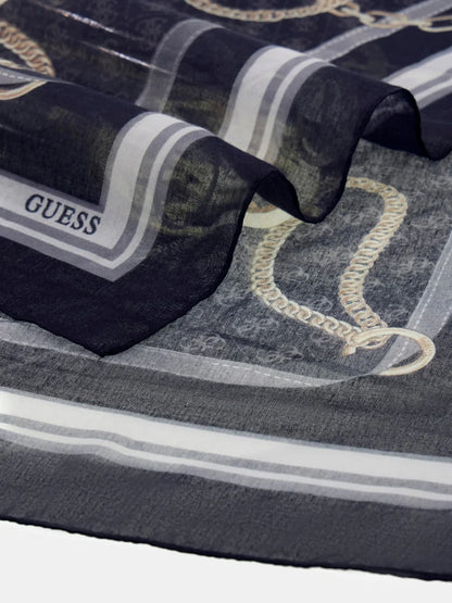 GUESS  Printed Kefiah 120x120 Black  Articolo: AW5537POL03-BLA