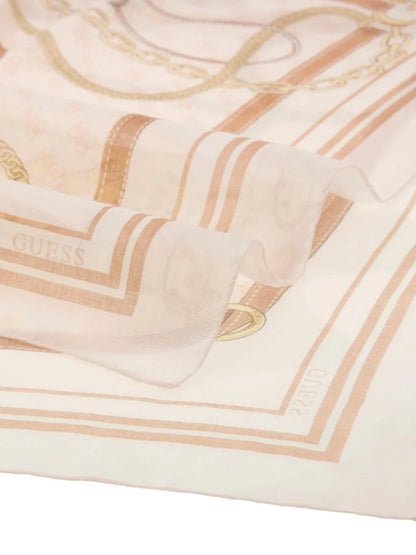 GUESS  Printed Kefiah 120x120 Off orati per un tocco di eleganza discreta.  Articolo: AW5537POL03-OFF