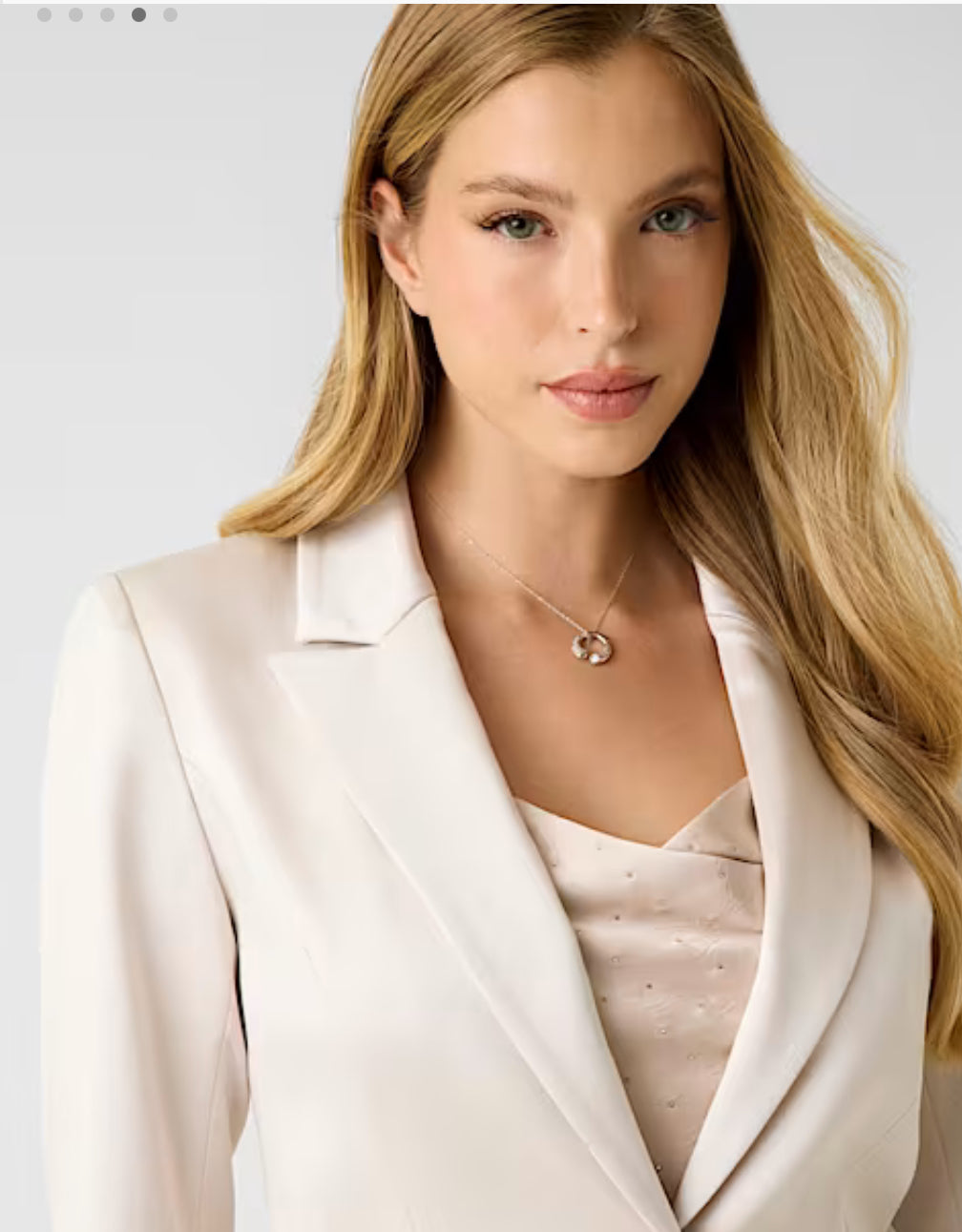 Blazer in viscosa GUESS ARTICOLO W6RN49WJ682 COLORE BEIGE