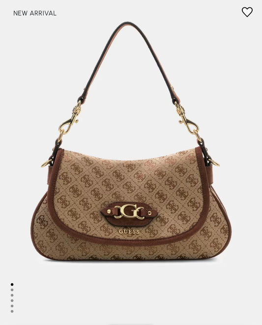 Guess Samantha Logo Shoulder Bag