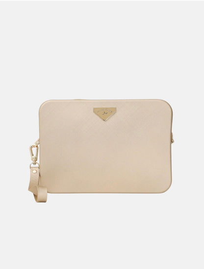 Borsa Flat Flowe 26 Milk/Light Gold
