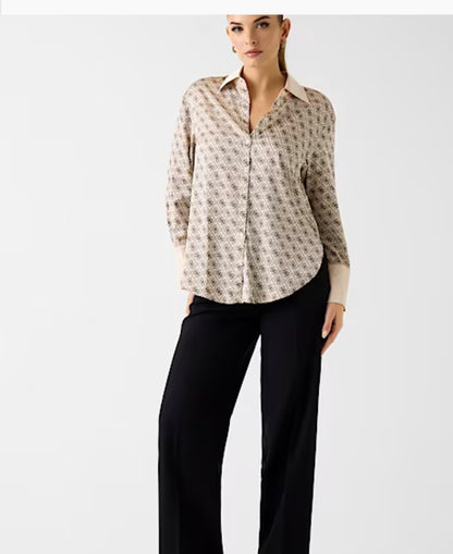 Camicia logo all over GUESS Codice n. W4YH47WF1T2