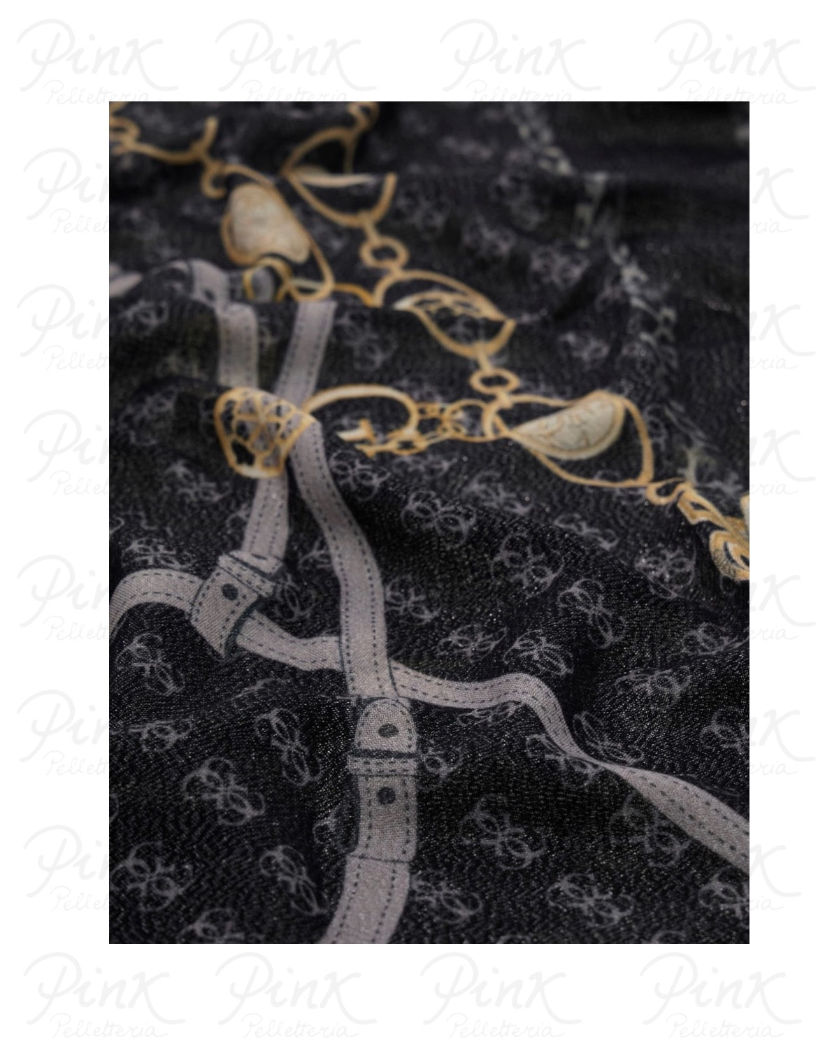 GUESS Printed Scarf AW5532VIS03 BLA Black
