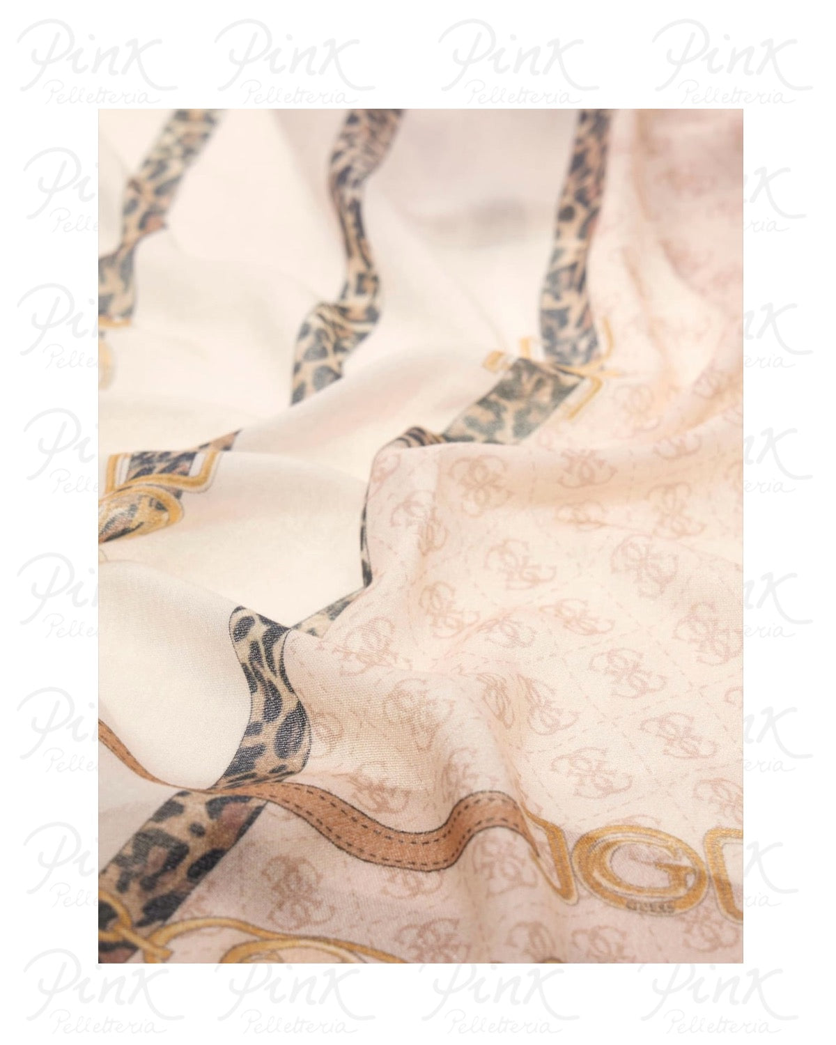 GUESS Printed Scarf AW5532VIS03 LTA Light Taupe