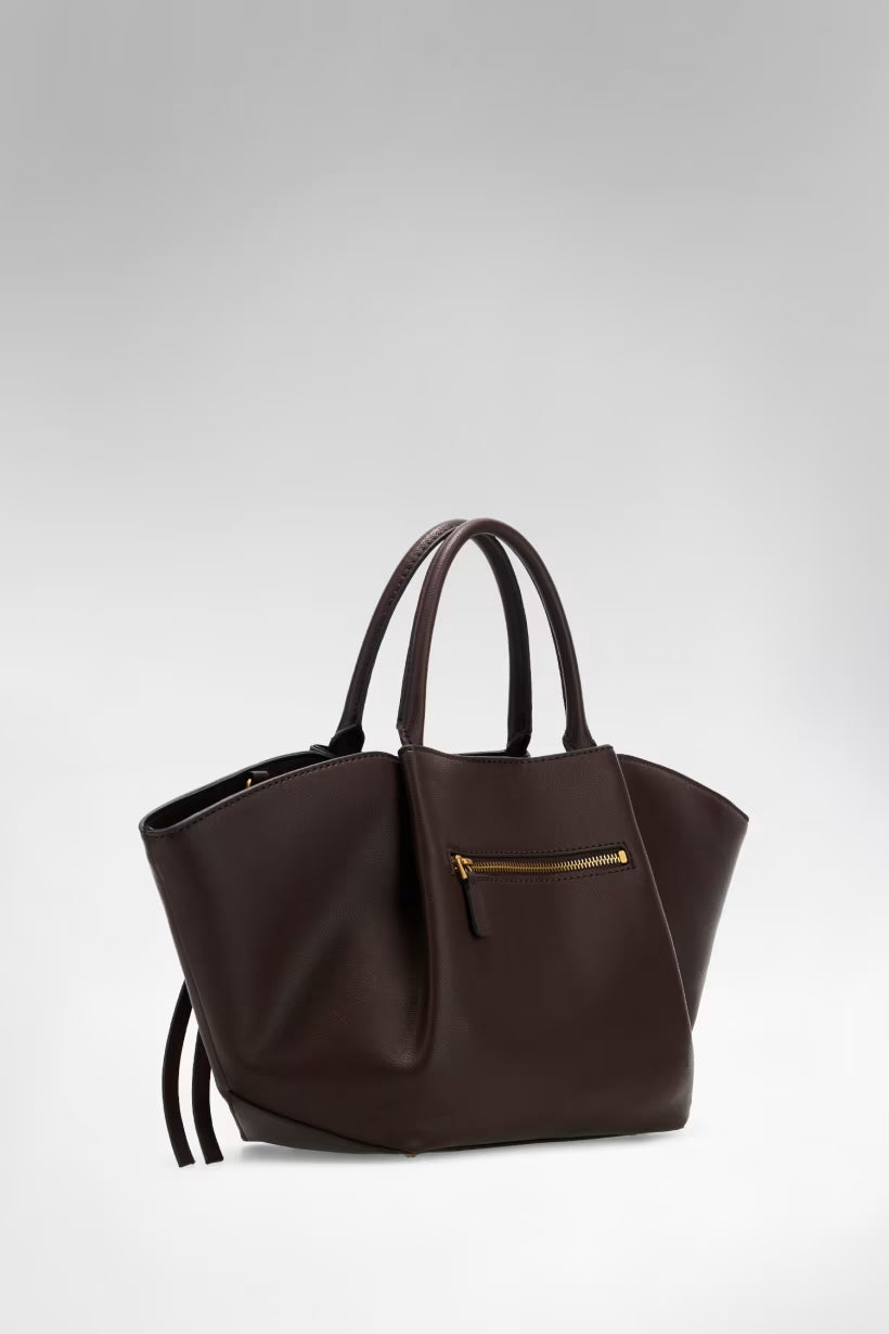 Borsa a mano in pelle sintetica Allegra