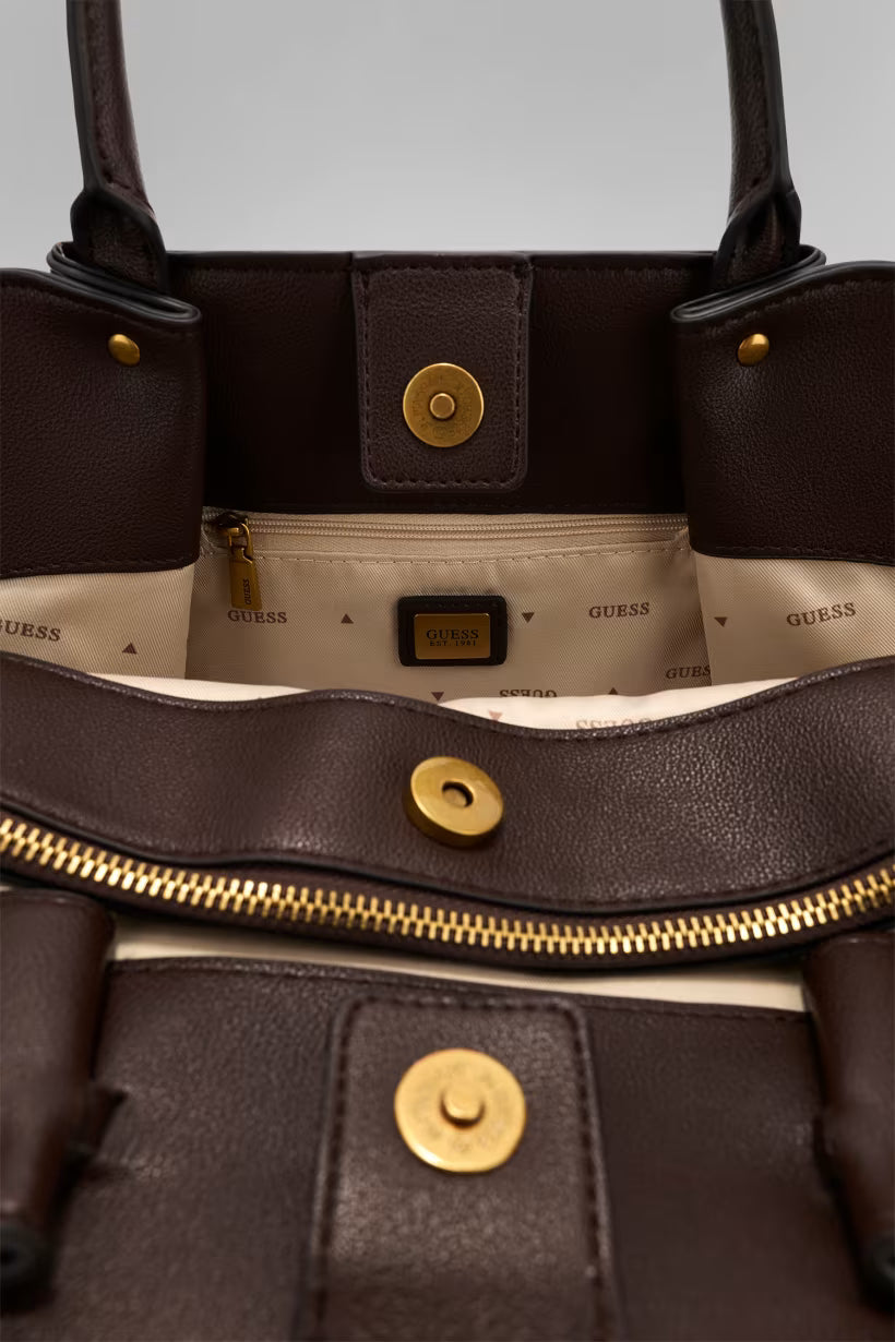 Borsa a mano in pelle sintetica Allegra
