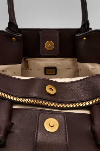 Borsa a mano in pelle sintetica Allegra