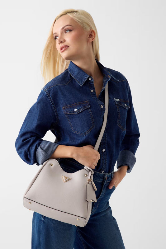 Guess HWBG6974050 Borsa a mano con logo Meridian