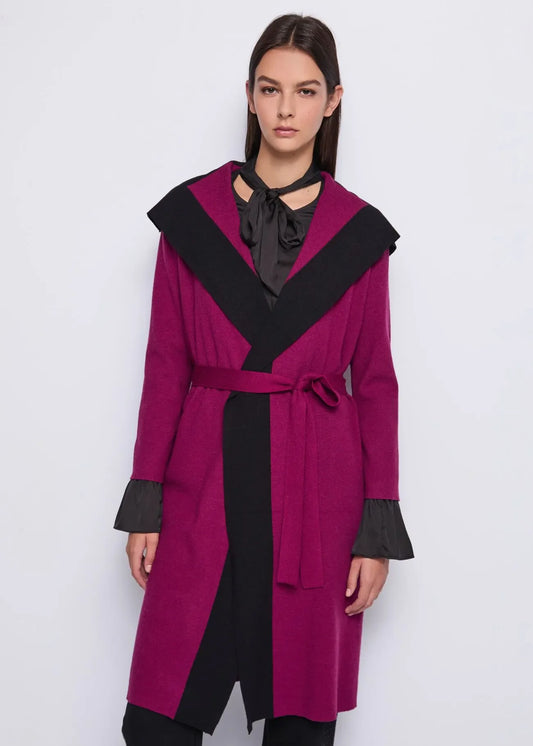 Cardigan in maglia con cintura - art. 521DD33001 - Denny Rose Autunno Inverno 2025/26