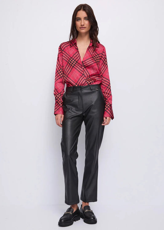 Pantalone in ecopelle - art. 521ND28001 - Denny Rose Autunno Inverno 2025/26