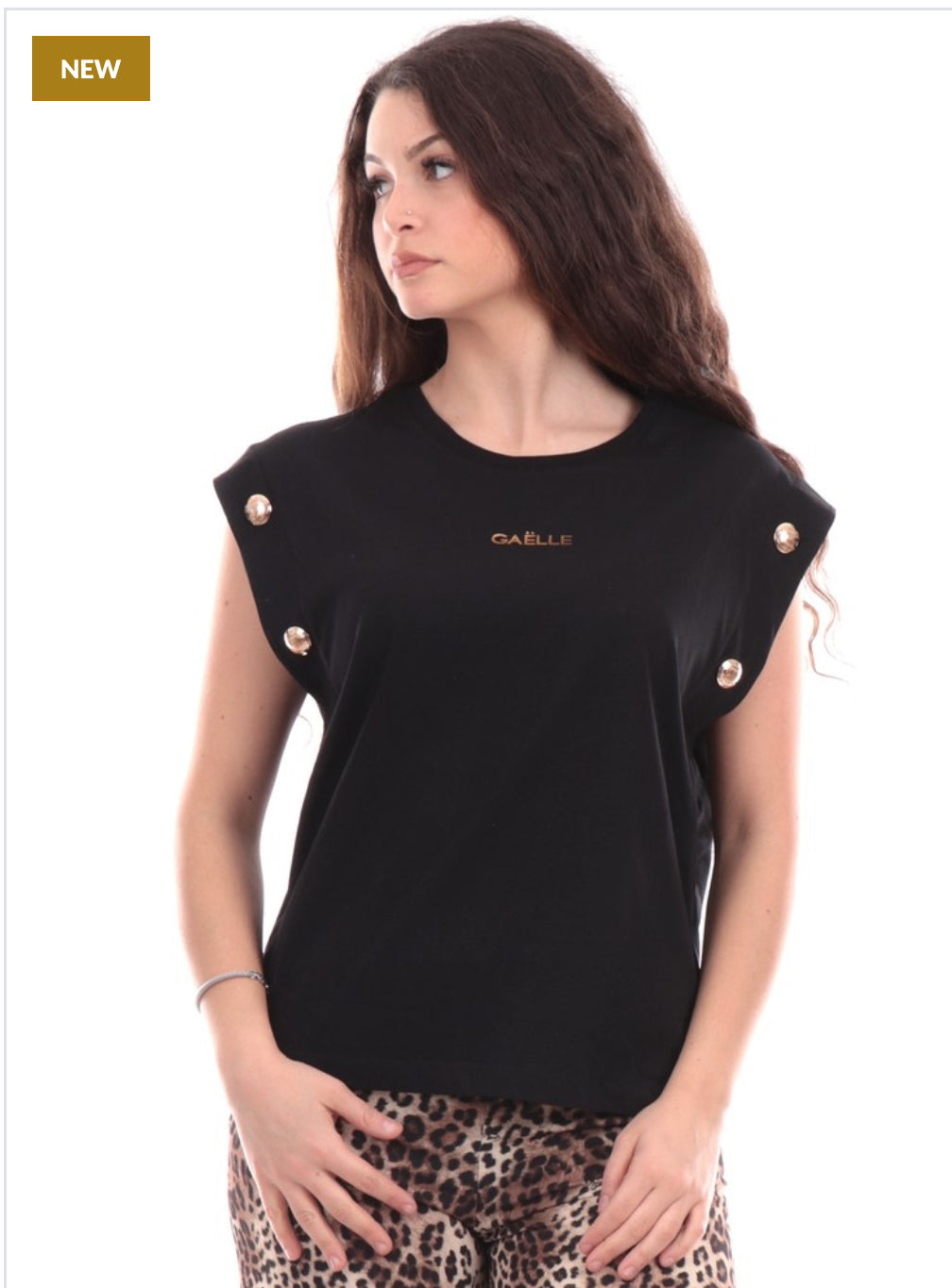 T-Shirt GAELLE articolo GAABW00496 colore nero