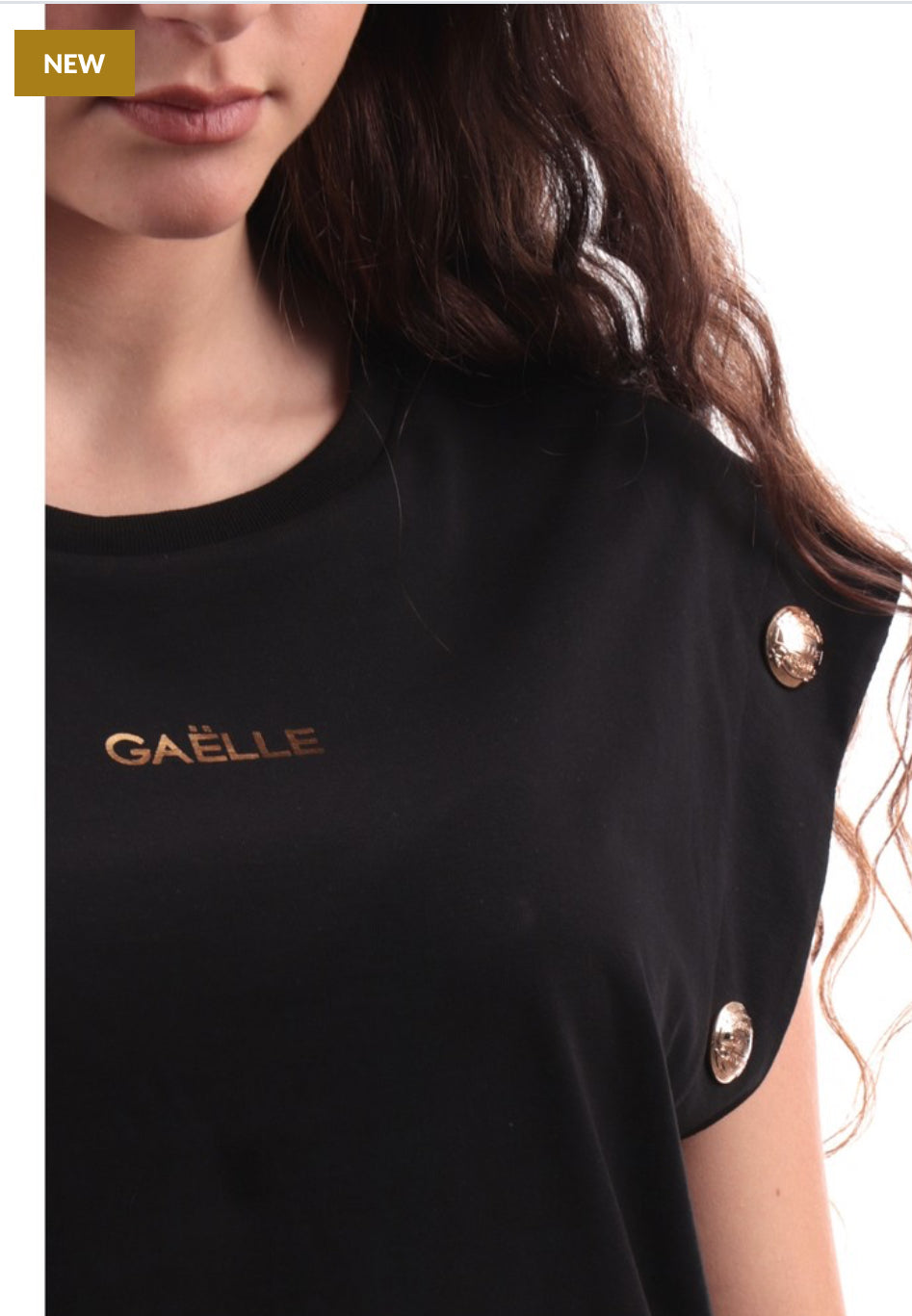 T-Shirt GAELLE articolo GAABW00496 colore nero