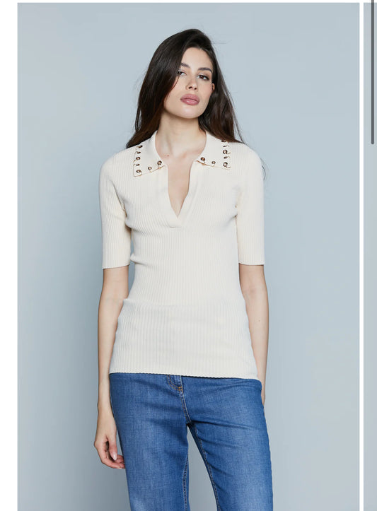 Maglia RINGBEL M/M con Vele più Anelli Colletto Costina RELISH