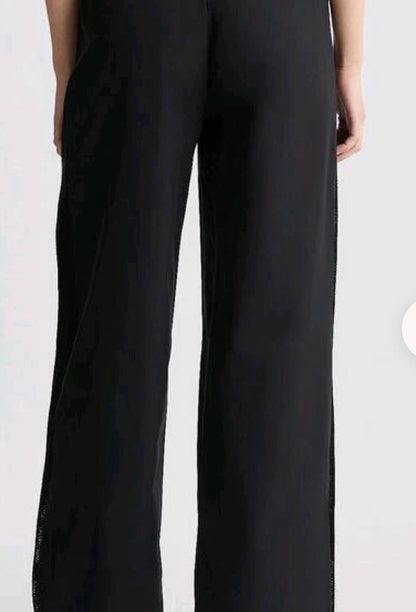 liu jo pantaloni con inserto in rete ta5074t2900
