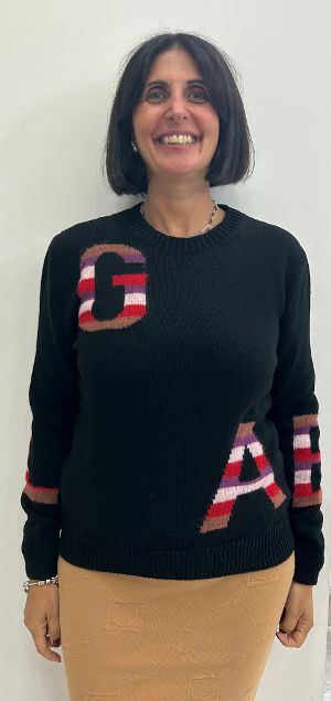 Offwhite Knitted Pullover - Gaëlle Paris SKU: GBDP19567-V1