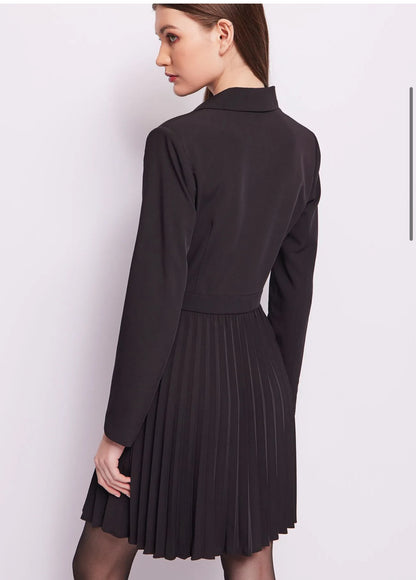 Vestito nero doppiopetto Denny rose 421DD15011_2001