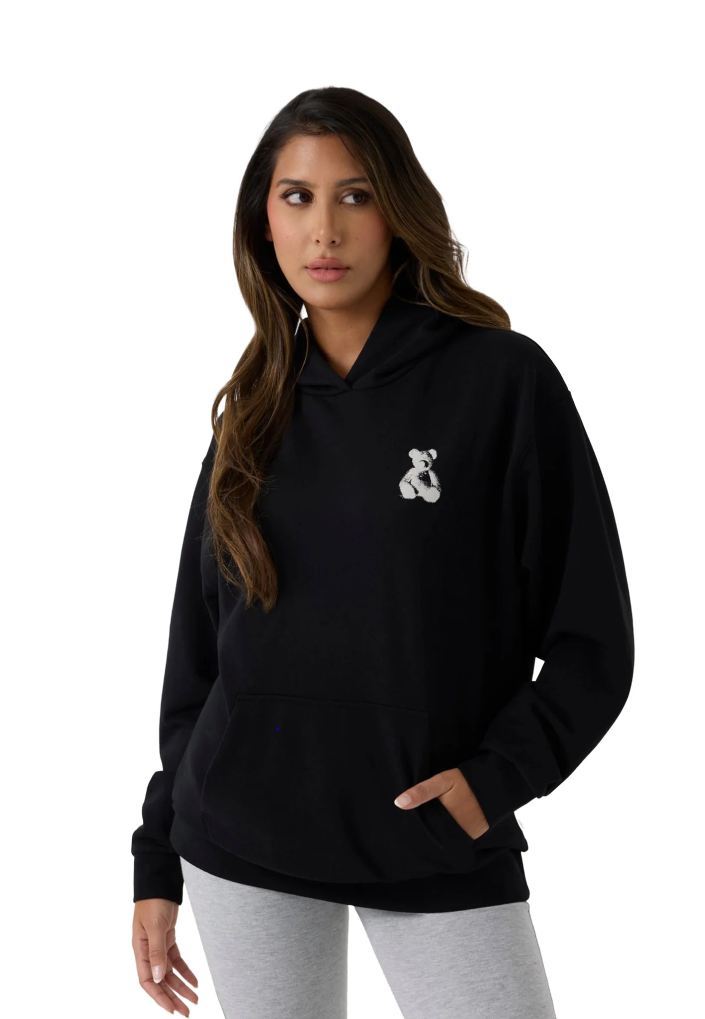 Guess Bear Hoodie Felpe Donna | V6YQ20 K4328