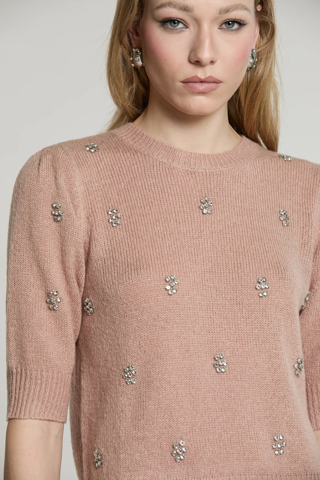 Maglia DALEN mezza manica con castoni più pietre