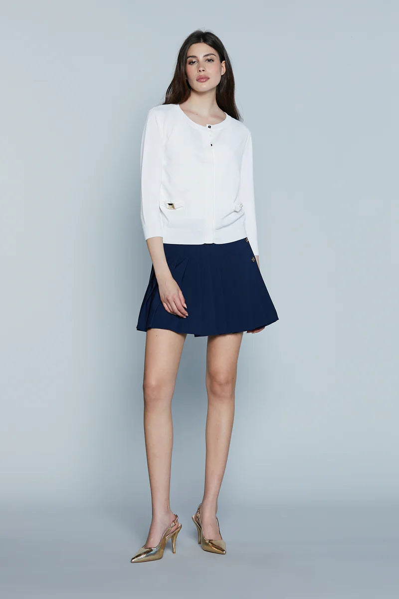 Cardigan AMARO M.3/4 con Passanti Logo RELISH