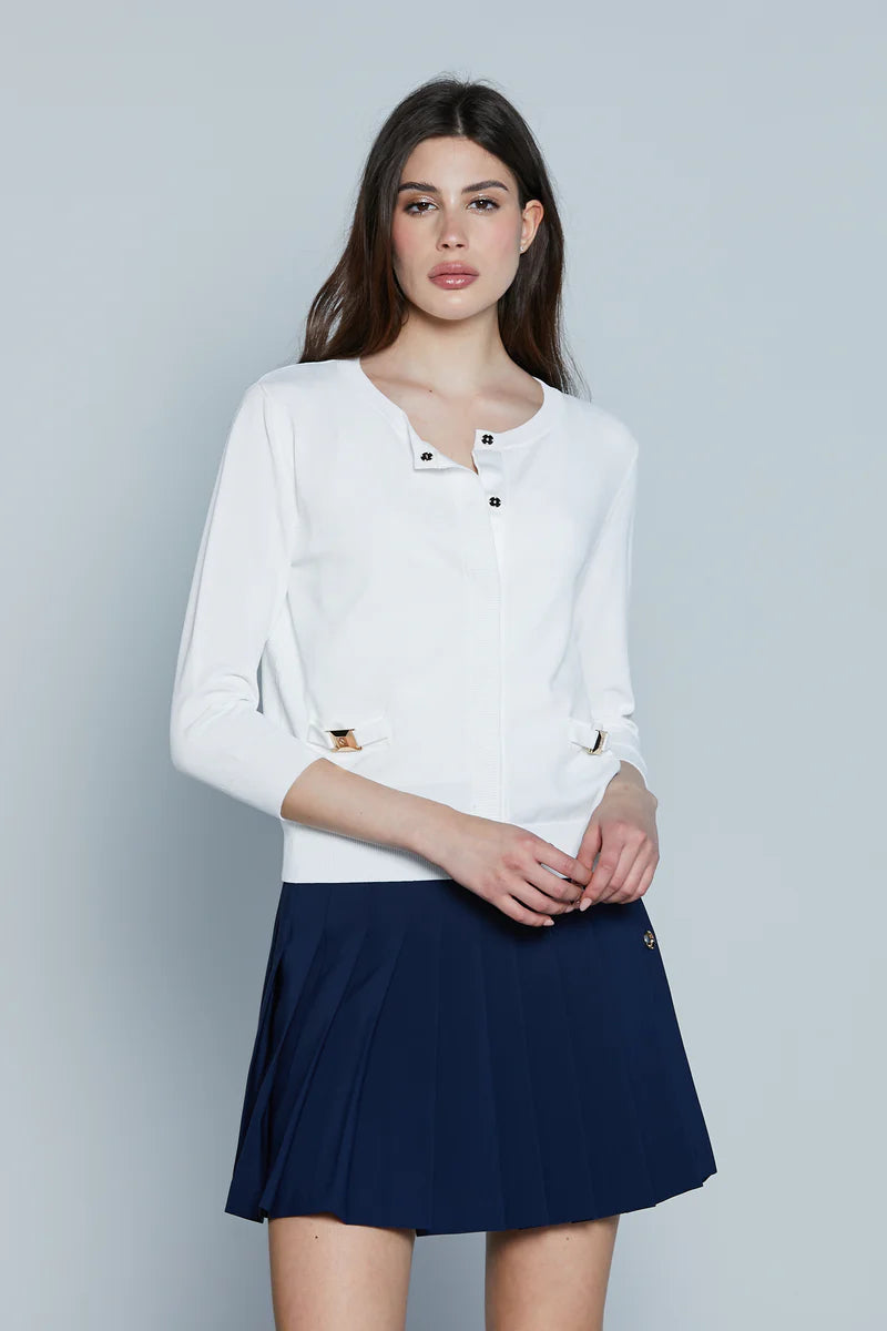 Cardigan AMARO M.3/4 con Passanti Logo RELISH