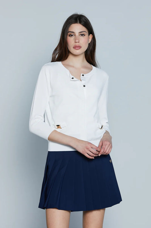Cardigan AMARO M.3/4 con Passanti Logo RELISH