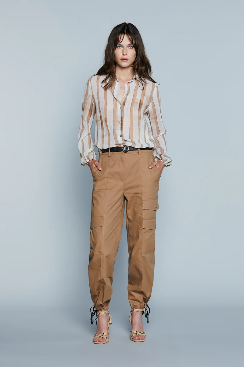 Camicia ALESSIAPI M/L con Elastico Fondo Fant.Sfumata relish
