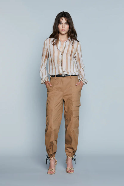 Camicia ALESSIAPI M/L con Elastico Fondo Fant.Sfumata relish