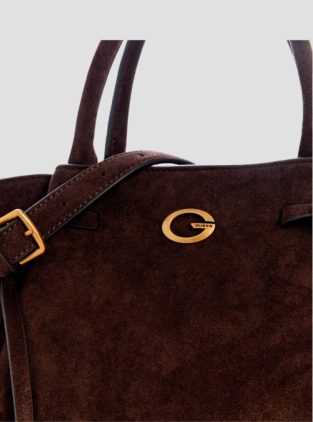 Guess Espresso allegra girlfriend satchel bag