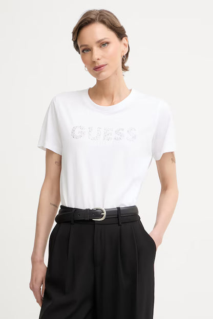 Guess W6GI15K3035 t-shirt da donna in cotone