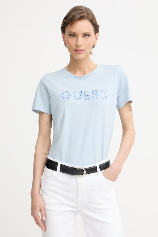 Guess W6GI15K3035 t-shirt da donna in cotone
