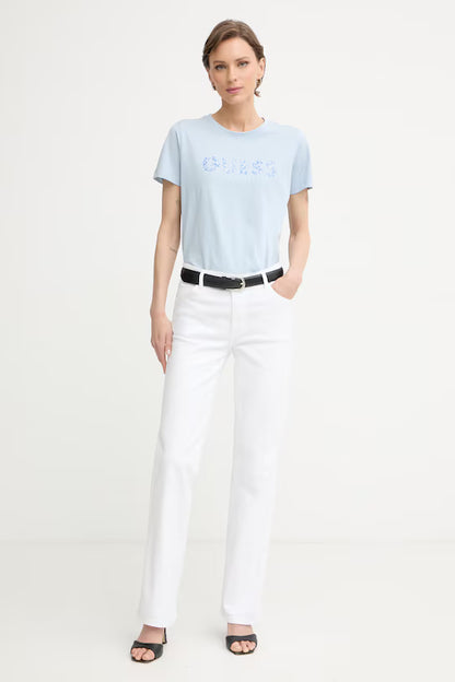 Guess W6GI15K3035 t-shirt da donna in cotone