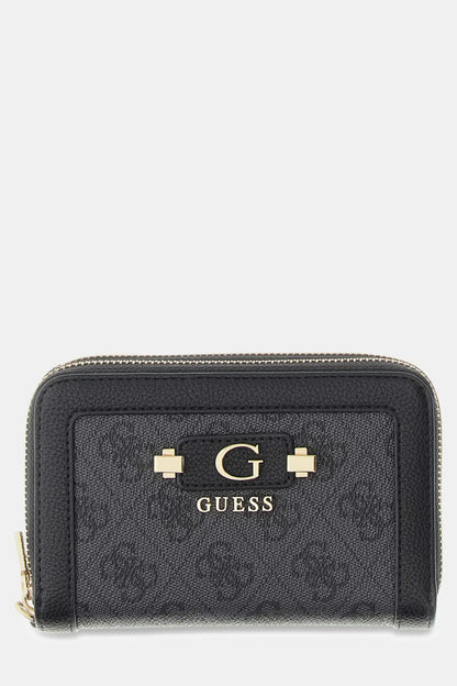 GUESS Lindsey Medium Double Zip SWSG9749164 SLG Slate Logo