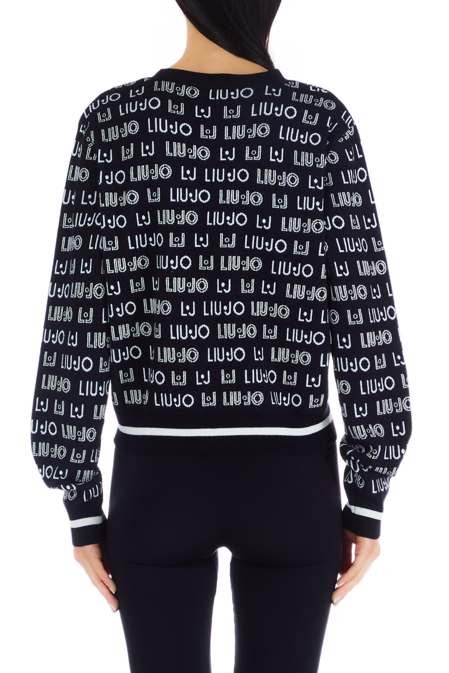 Liu Jo Women's Sweater, Open Knit Model M/L with Regular Fit, TF3211