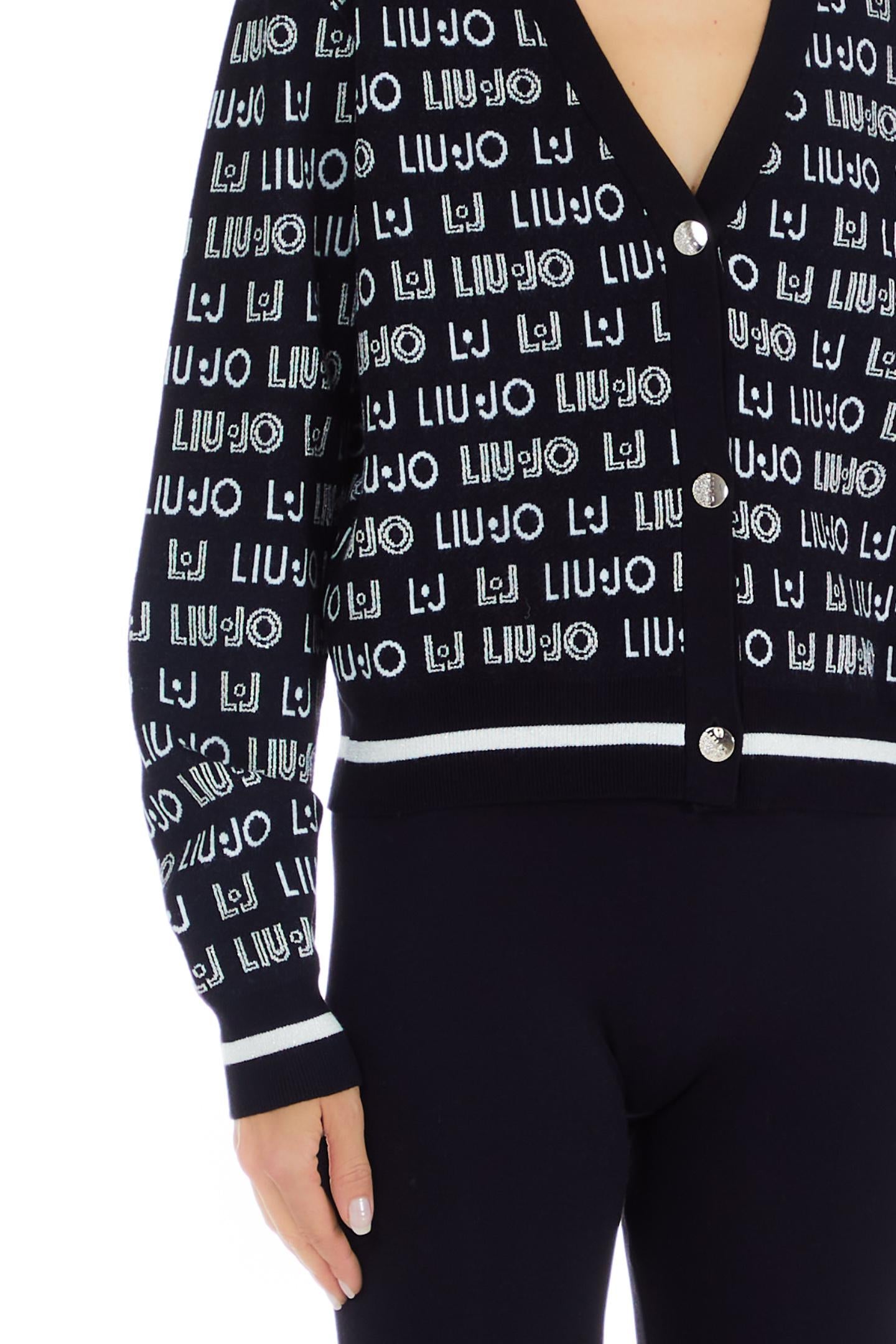 Liu Jo Women's Sweater, Open Knit Model M/L with Regular Fit, TF3211
