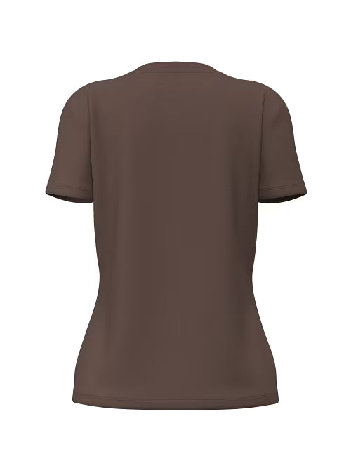 ELSA CN SS T-SHIRT GUESS  V6BI12 K6647 COLORE DARK COFFE