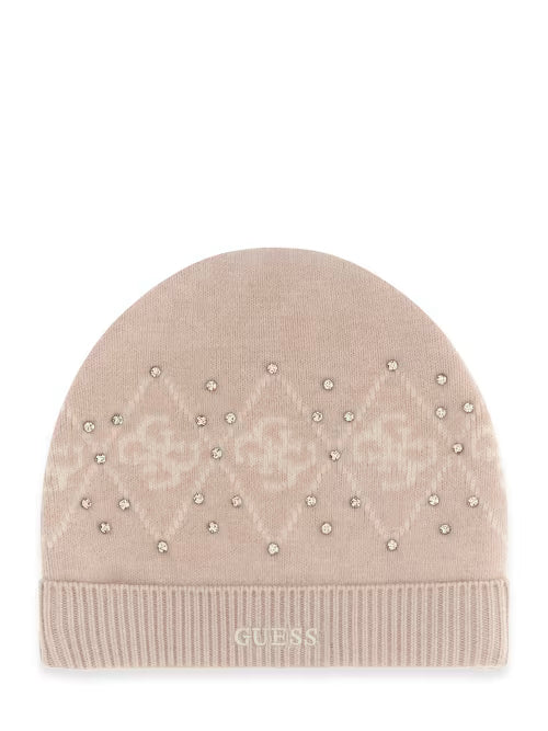 LILY 4G JACQUARD BEANIE SWTR CAPPELLO GUESS V6BZ09 Z1747