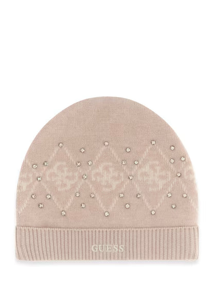 LILY 4G JACQUARD BEANIE SWTR CAPPELLO GUESS V6BZ09 Z1747