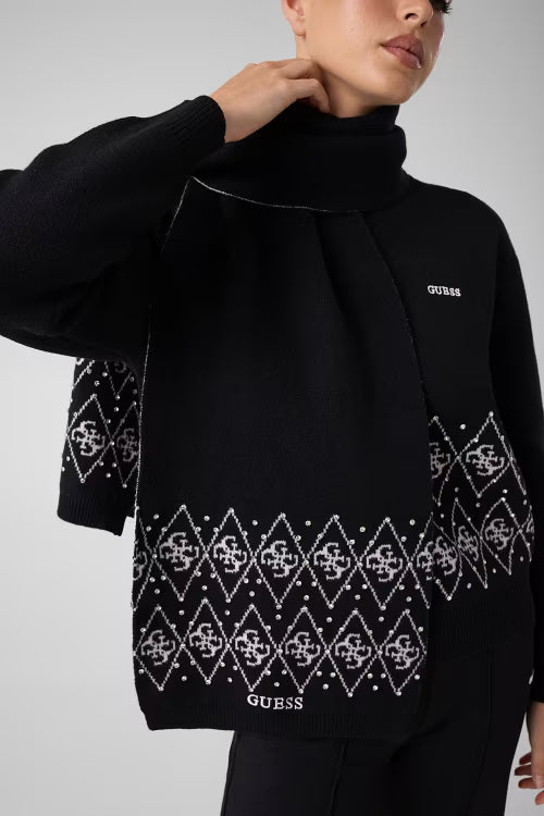 Sciarpa con logo in strass GUESS V6BZ12 Z1755