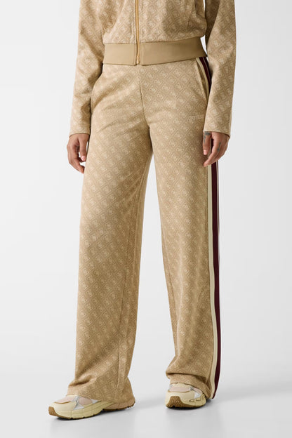 Guess V6GB04K2955 Pantaloni felpati con logo 4G